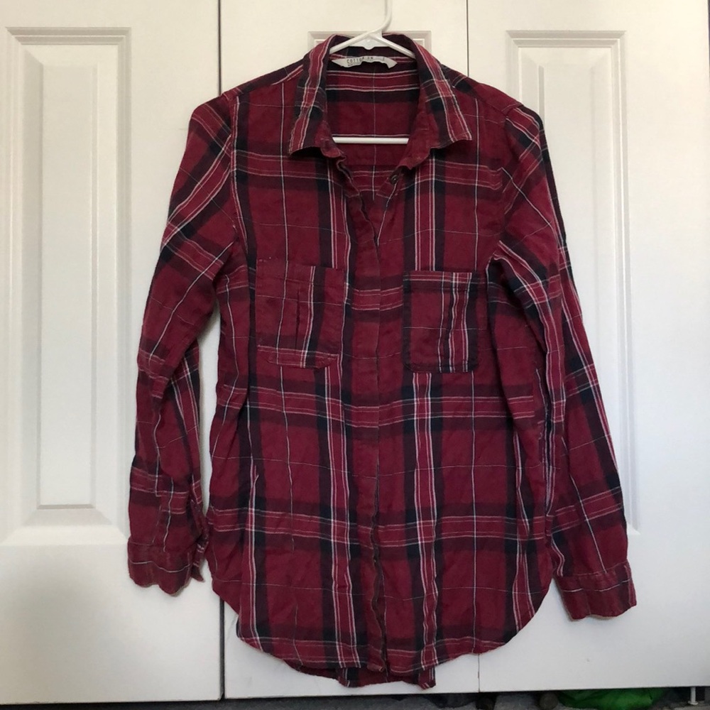 Long sleeve flannel shirt